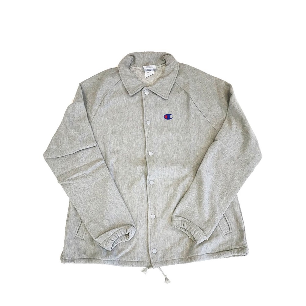FLEECE COACH JACKET - Grey 
NWT